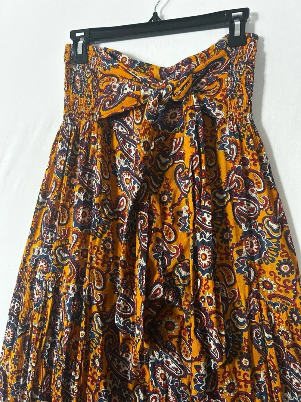 Free people Boho Floral Wide-Leg paisley pants